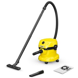 Aspirateur eau et poussière Karcher WD 2 Plus V-12/4/18 - Puissance 1000W- Capacité 12L- Cuve plastique- Flexible 4m