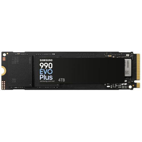 Samsung 990 EVO Plus MZ-V9S2T0 - SSD - chiffré - 4 To - interne - M.2 2280 - PCIe 5.0 x2 (NVMe) - AES 256 bits - TCG Opal Encryption 2.0