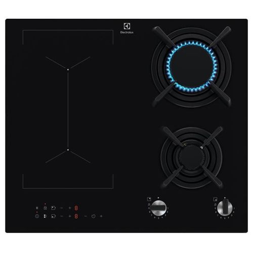 Electrolux KDI641723K Table de cuisson mixte - 2 foyers gaz, 2 foyers induction