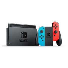 Console Nintendo Switch 2019 avec joy-con bleu néon et joy-con