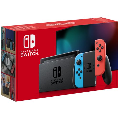 Console Nintendo Switch avec Joy-Con Bleu Neon et Rouge Neon