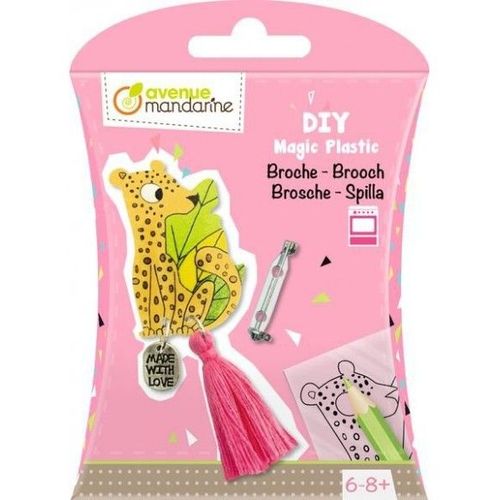 Avenue Mandarine Diy Box, Broche Plastique Magique
