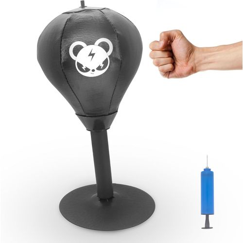 Sac De Frappe De Bureau, Ventouse Puissante, Balles De Vitesse, Sac De Boxe Anti-Stress, Balles De Vitesse, Trucs Cool Pour Bureau, Table De Bureau Et Comptoirs