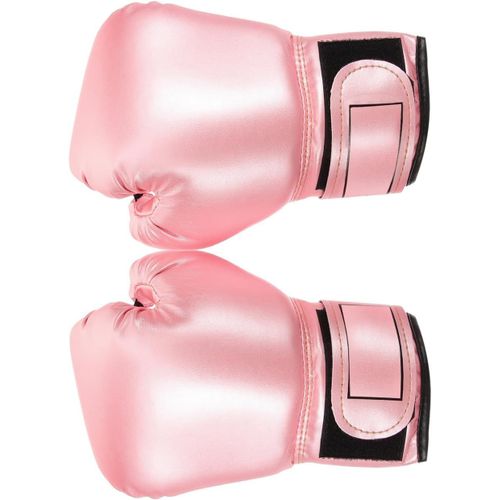 1 Paire De Gants De Boxe Pour Enfants, Gants De Boxe Pour Kickboxing, Sac De Frappe, Coussinets De Concentration, Mma Thai Pad Rose