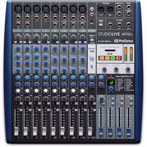 Presonus StudioLive AR12c console de mixage hybride à 12 canaux