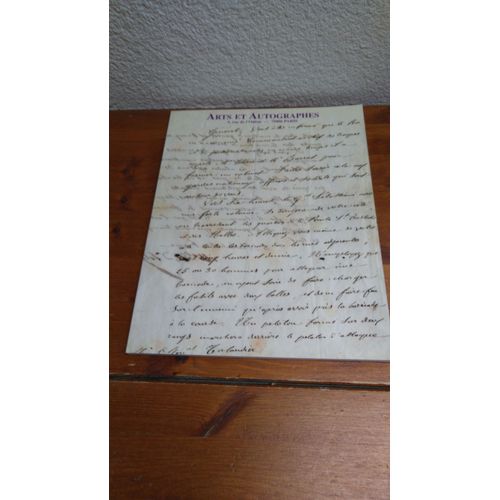 Autographes. Catalogue N°31 "Arts Et Autographes" À Paris.