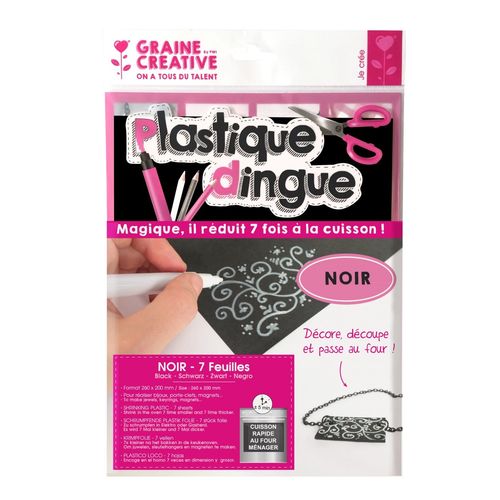 Graine Créative Plastique Dingue Noir