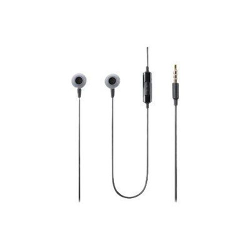 Samsung EHS62 - Micro-casque - intra-auriculaire - filaire - noir - pour Galaxy Note 10, Note 8.0, Tab 2, Tab 7.0, Tab 7.7, Tab 8.9, Tab WiFi, Xcover, Y Duos