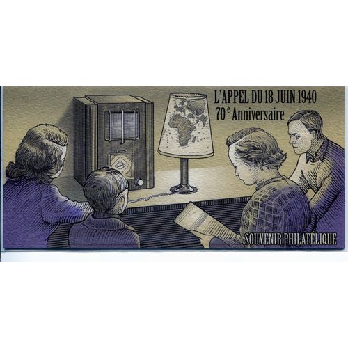 France Année 2010 Souvenir Philatélique L'appel Du 18 Juin 1940 70ème Anniversaire  Neuf** Sous Blister
