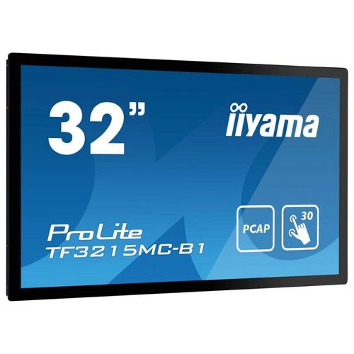 iiyama ProLite TF3215MC-B2 - Écran LCD - 31.5" - cadre ouvert - écran tactile - 1920 x 1080 Full HD (1080p) - VA - 500 cd/m² - 3000:1 - 8 ms - HDMI, VGA, DisplayPort - noir