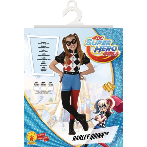 Rubie's Dc Superhero Girls - Déguisement Classique Harley Quinn Taille S