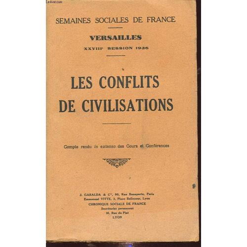 Les Conflits De Civilisations