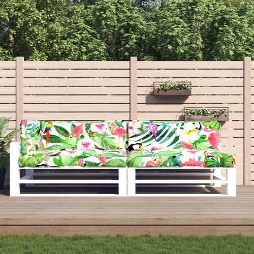 Vidaxl Coussins De Palette Lot De 5 Multicolore Tissu