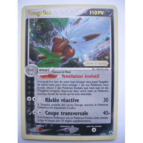 Tengalice 110pv Carte 12/92 Titre Or