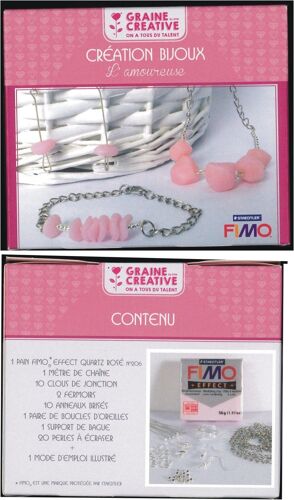 Dtm Kit Bijoux Fimo Rose