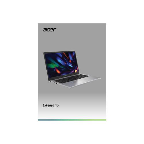 Acer Extensa 15 EX215-33 - 15.6" N-series N200 4 Go RAM 128 Go SSD Argent AZERTY