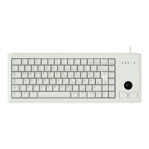 CHERRY Compact-Keyboard G84-4400 - Clavier - USB - Allemand - gris clair