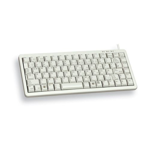 CHERRY G84-4100 Compact Keyboard - Clavier - PS/2, USB - Anglais - gris clair