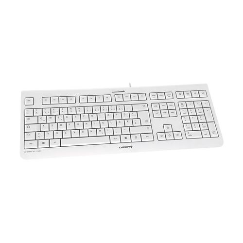 CHERRY KC 1000 - Clavier - USB - Belge - gris clair