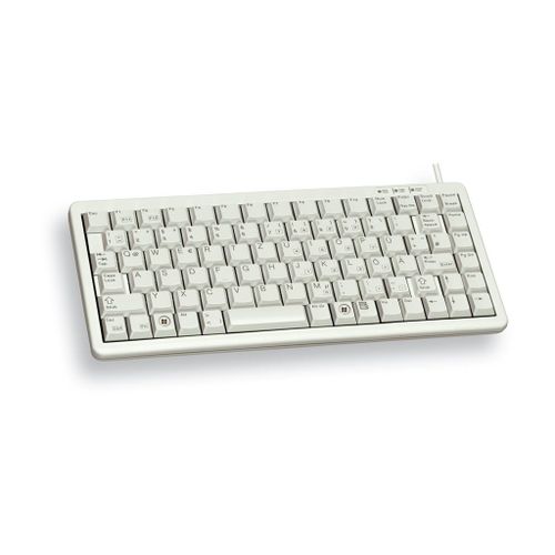 CHERRY Compact-Keyboard G84-4100 - Clavier - USB - Allemand - gris clair