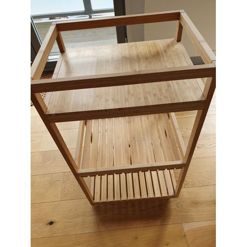 Desserte En Bambou, Ikea 42x33x76 Cm