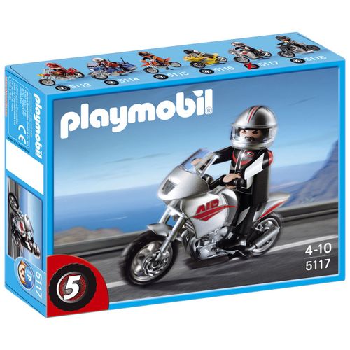 Playmobil 5117 - Moto Argentée