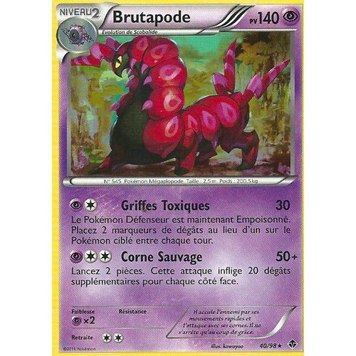 Brutapode Niv.2 - Pokemon - Nb: Pouvoirs Émergeants - 140 Pv - R