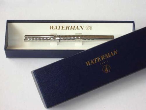 Stylo Plume Waterman Paris + Stylo Bille Reynolds Colori Argenté