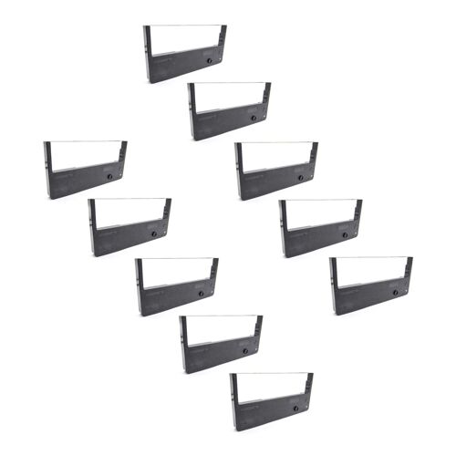 10 x ruban, ruban en nylon, bande d'encrage vhbw pour imprimante matricielle Tally Genicom 6300