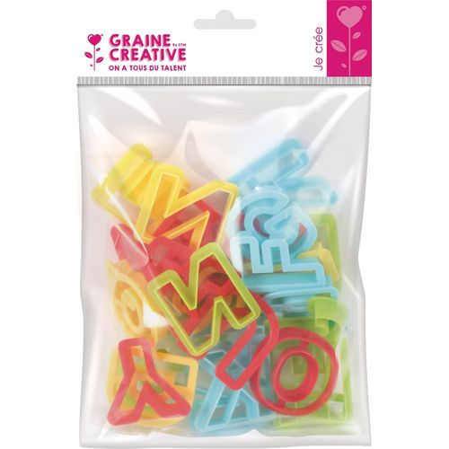 Graine Créative Sachet 26 Emporte-Pièces Alphabet