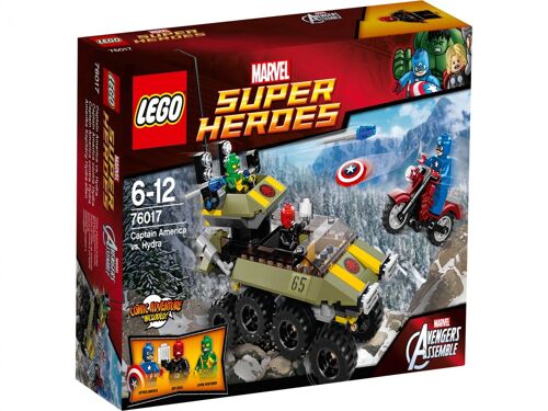 76017 LEGO Super Heroes - Marvel Comics - Captain America contre Hydra