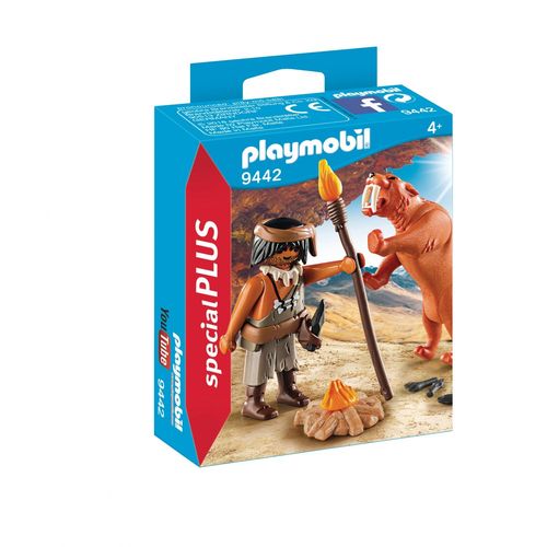 Playmobil 9442 - Homme Des Cavernes Tigre Dent Sabre