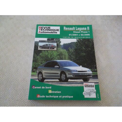 Revue Technique Renault Laguna Ii Diesel Phase 1 Berline Et Break