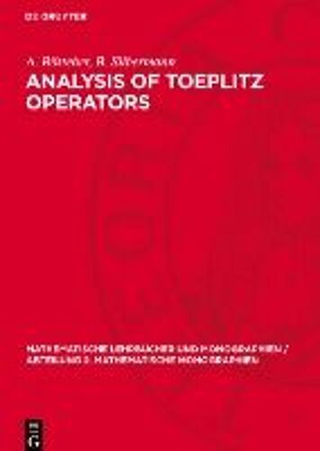 Analysis Of Toeplitz Operators