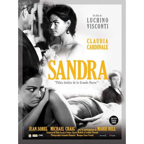 Sandra (Vaghe Stelle Dell'orsa) - Véritable Affiche De Cinéma Pliée- Format 40x60 Cm - De Luchino Visconti Avec Claudia Cardinale, Michael Graig, Jean Sorel, Marie Bell - Ressortie 2012