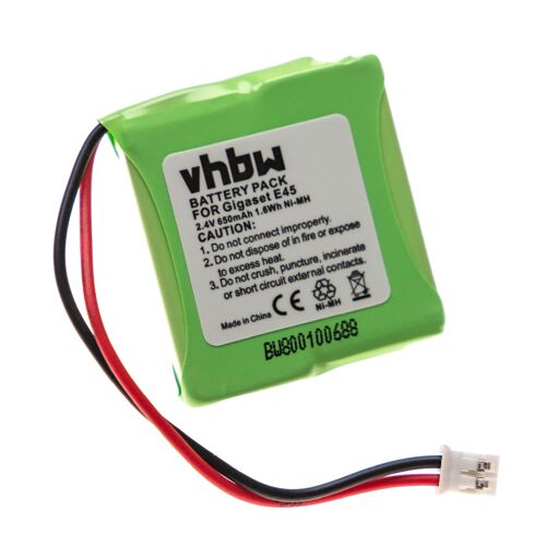 vhbw Batterie remplacement pour Siemens V30145-K1310-X382, S30852-D1751-X1 pour téléphone fixe sans fil (650mAh, 2,4V, NiMH)