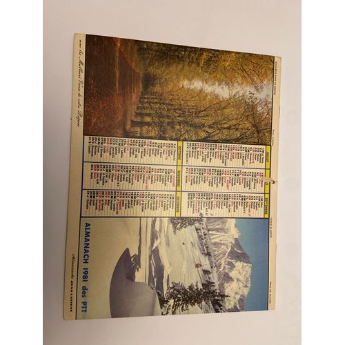 Calendrier Facteur 1981