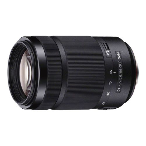 Objectif Sony SAL55300 - Fonction Télé - 55 mm - 300 mm - f/4.5-5.6 DT SAM - Sony A-type - pour Handycam NEX-VG900; a SLT-A57, SLT-A58, SLT-A65, SLT-A77; a3000