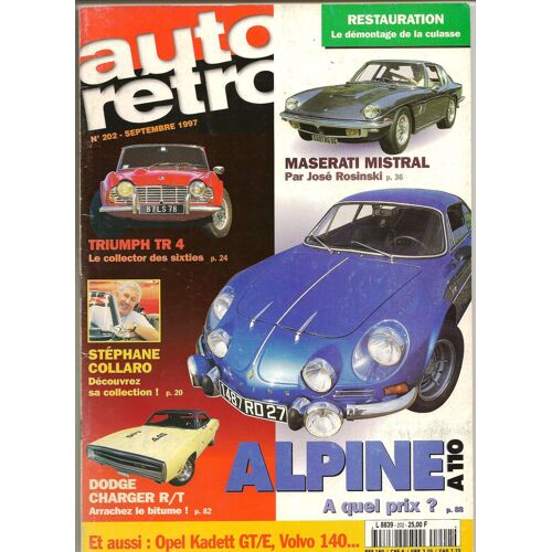 Auto Retro N° 202 : Alpine A 110 Maserati Mistral