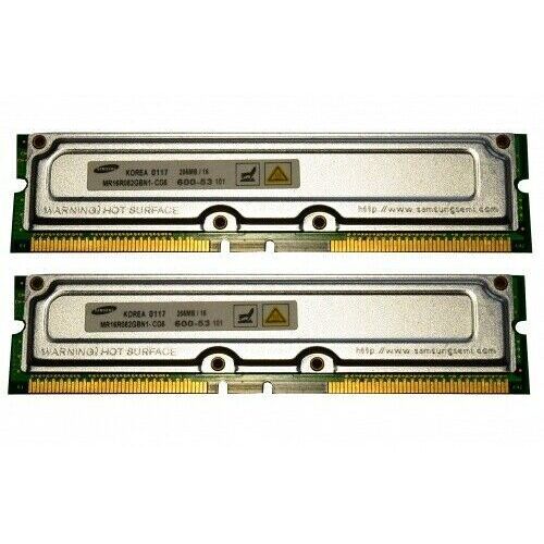 Samsung - RDRAM - module - 256 Mo - RIMM 184 broches - 800 MHz / PC800 - 2.5 V - non ECC