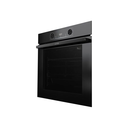 Four Gorenje Essential BPS6737E14BG - avec fonction vapeur - encastrable - niche - 56x55x59 cm (lxpxh) - avec système auto-nettoyant - classe A+ - noir