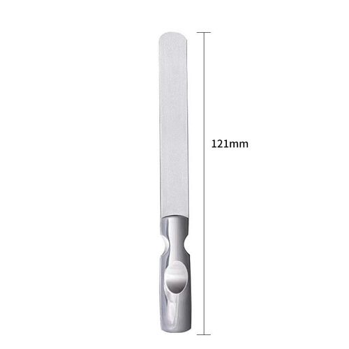 Lime À Ongles En Acier Inoxydable Argent Argent
