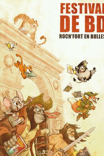 Carte Postale Dav Festival Bd Rochefort 2022 (Sous Les Arbres