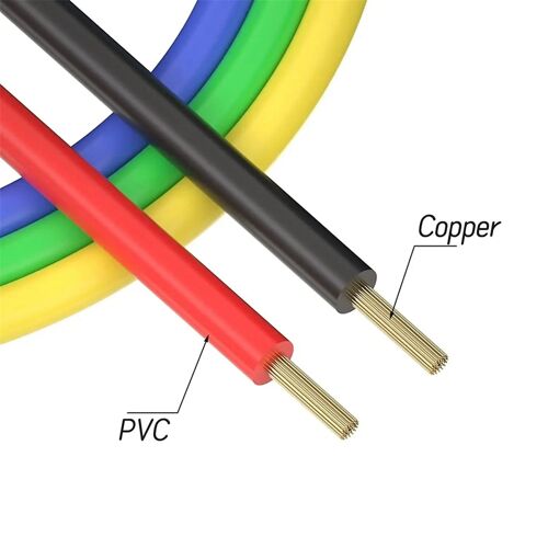 P1036 5 Pièces Fiche Banane En Cuivre De 4mm À Fils Test Multimètre Câble Pvc Souple 1m 1000v 15a