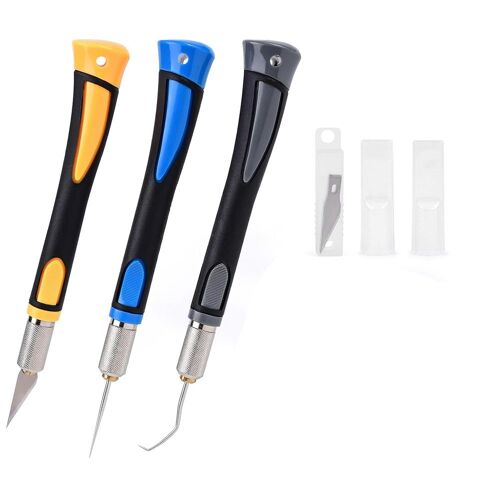 Ensemble De Couteaux D'artisanat Précision, Kit D'outils Désherbage Pour Vinyle Adhésif Htv, Retrait Du Fer Sur Un Papier