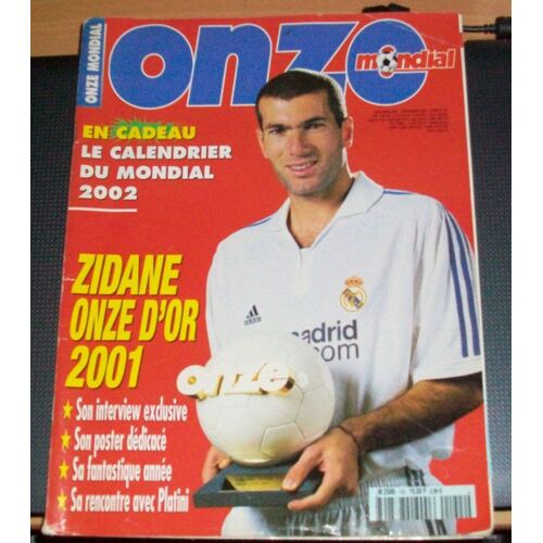 Onze Mondial (Zidane Onze D'or 2001) N° 155
