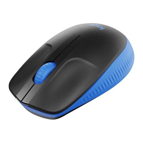 Logitech M190 - Souris - optique - 3 boutons - sans fil - récepteur sans fil USB - bleu