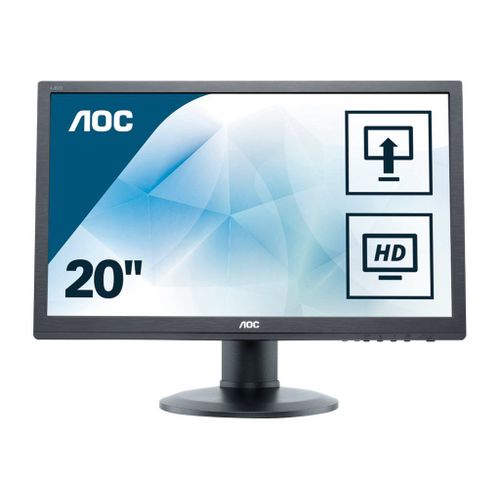 AOC Pro-line M2060PWDA2 - Écran LED - 19.53" - 1920 x 1080 Full HD (1080p) @ 60 Hz - 250 cd/m² - 3000:1 - 7 ms - DVI, VGA - haut-parleurs