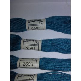 Lot De 6 Échevettes Dmc Numéro 2595 En Coton Numéro 4