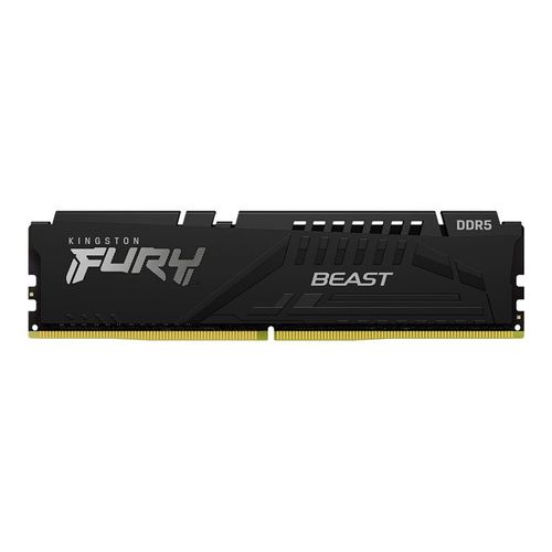 Kingston FURY Beast - DDR5 - module - 32 Go - DIMM 288 broches - 6000 MT/s / PC5-48000 - CL36 - 1.35 V - mémoire sans tampon - on-die ECC - noir
